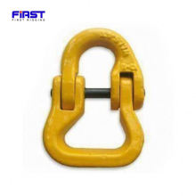 Grade G80 US type Forged Connecting Link Couple Link Alloy Steel Painted Yellow